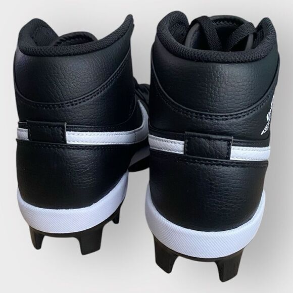 Nike Air Jordan 1 Retro MCS Black Baseball Cleats Mens size 12 AV5354-011 New main image 4